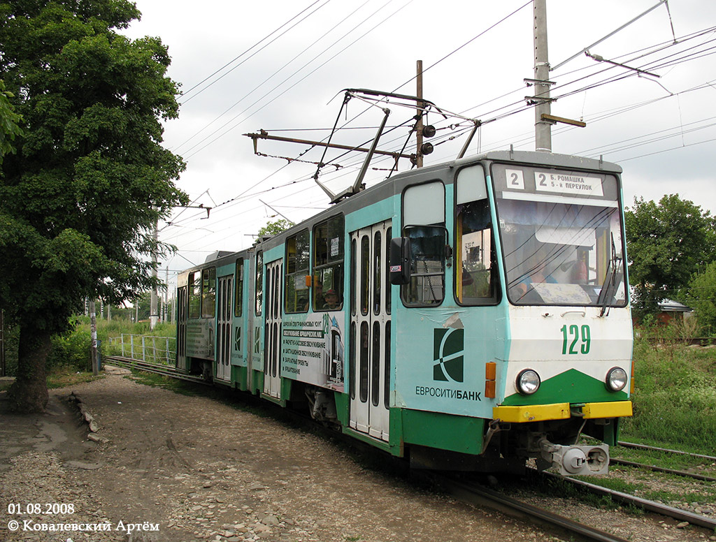Пятигорск, Tatra KT4SU № 129