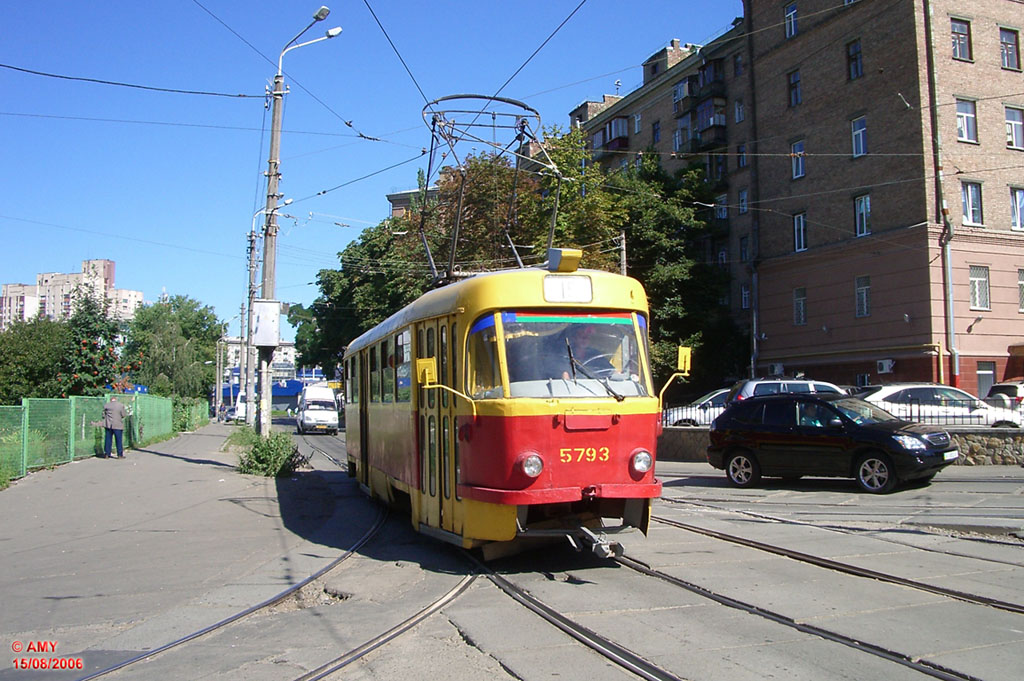 Киев, Tatra T3SU № 5793 Киев, Tatra T3SU № 5793
