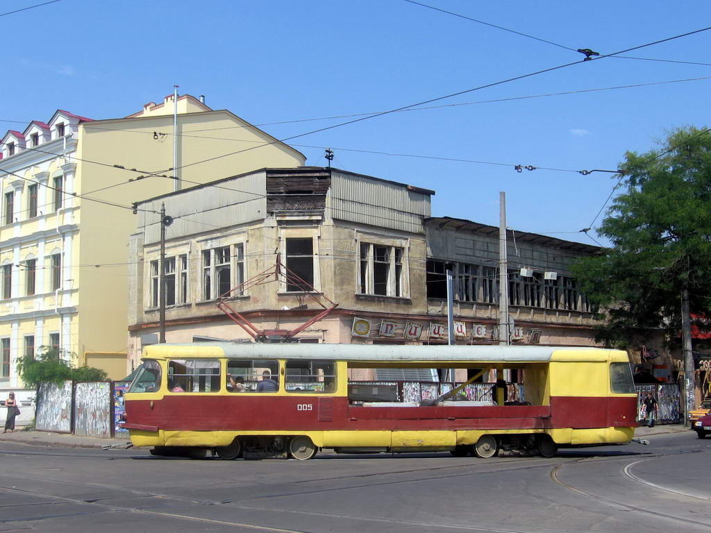 Одесса, Tatra T3SU (двухдверная) № 005