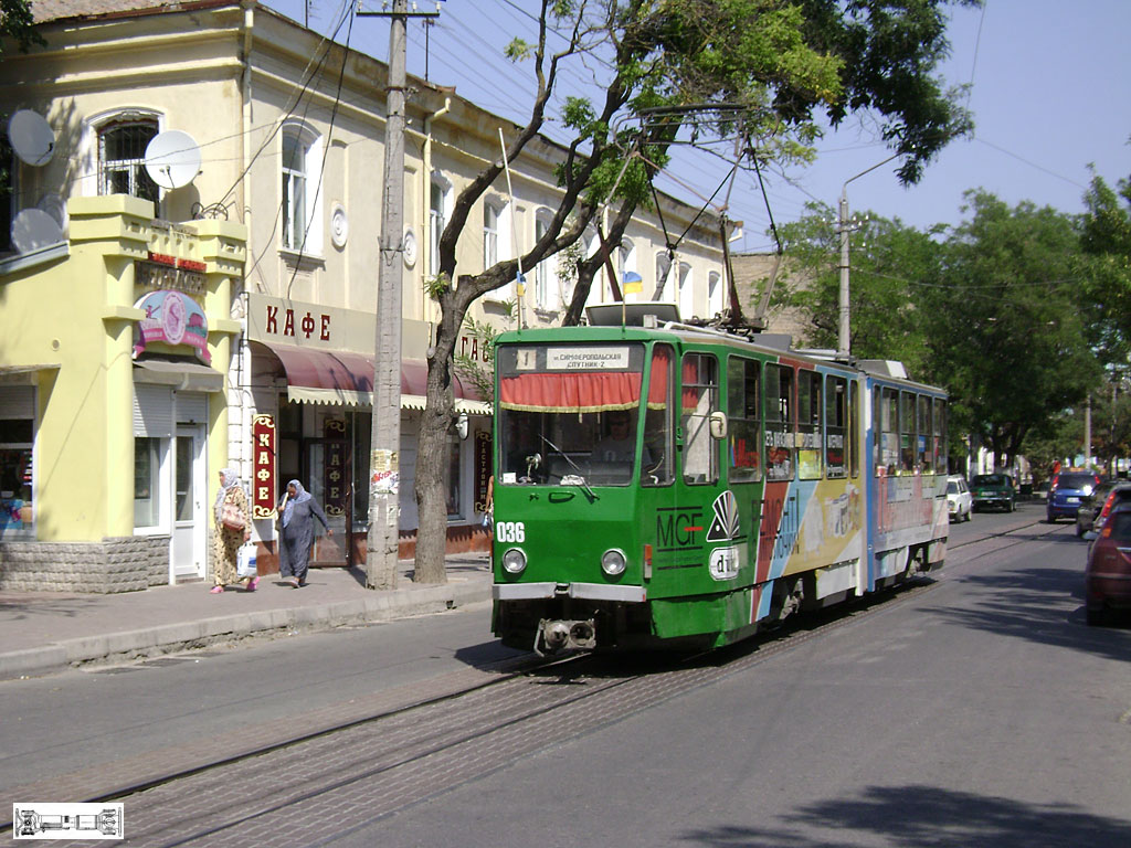 Евпатория, Tatra KT4SU № 036