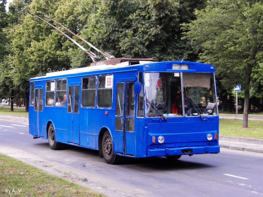 Львов, Škoda 14Tr89/6 № 555