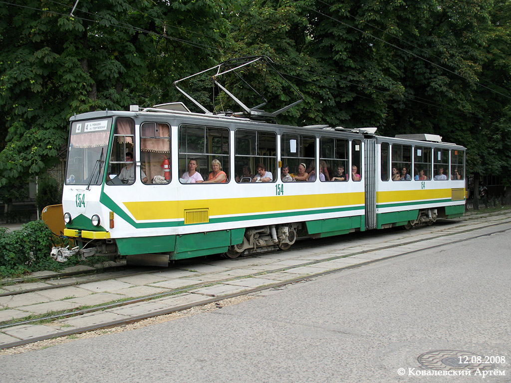 Пятигорск, Tatra KT4SU № 154