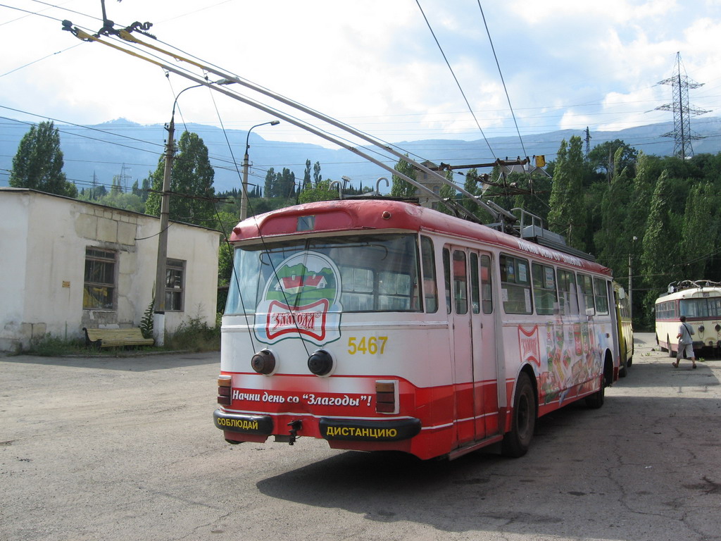 Крымский троллейбус, Škoda 9Tr18 № 5467