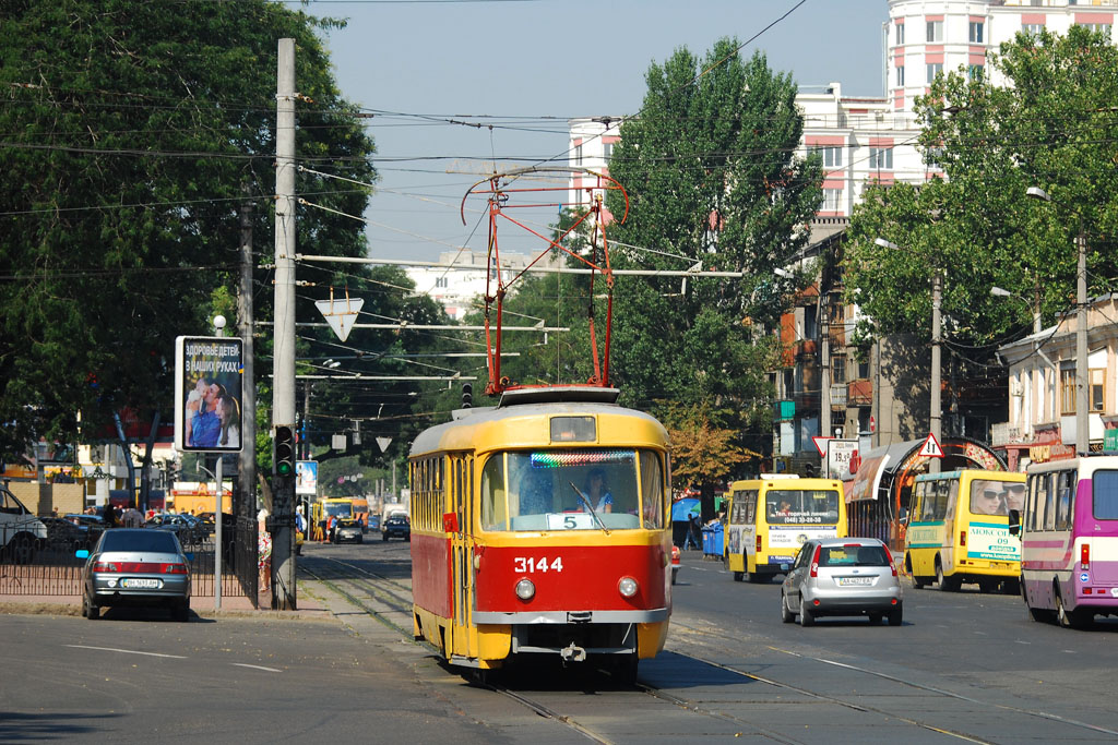 Одесса, Tatra T3SU (двухдверная) № 3144