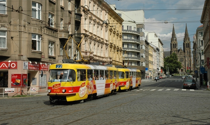 Прага, Tatra T3SUCS № 7172
