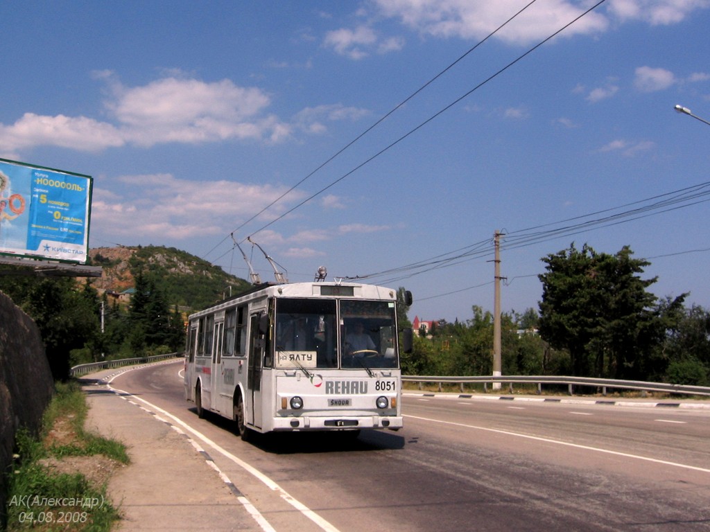Крымский троллейбус, Škoda 14Tr02/6 № 8051