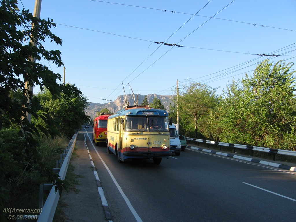 Крымский троллейбус, Škoda 9Tr10 № 5002