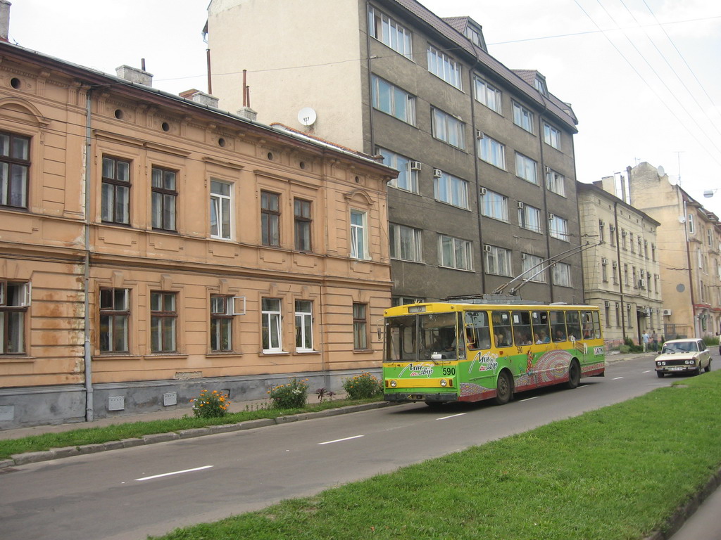 Львов, Škoda 14Tr11/6 № 590
