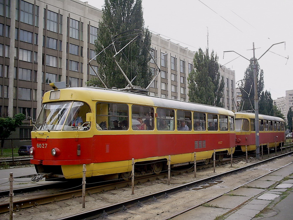 Киев, Tatra T3SU № 6027