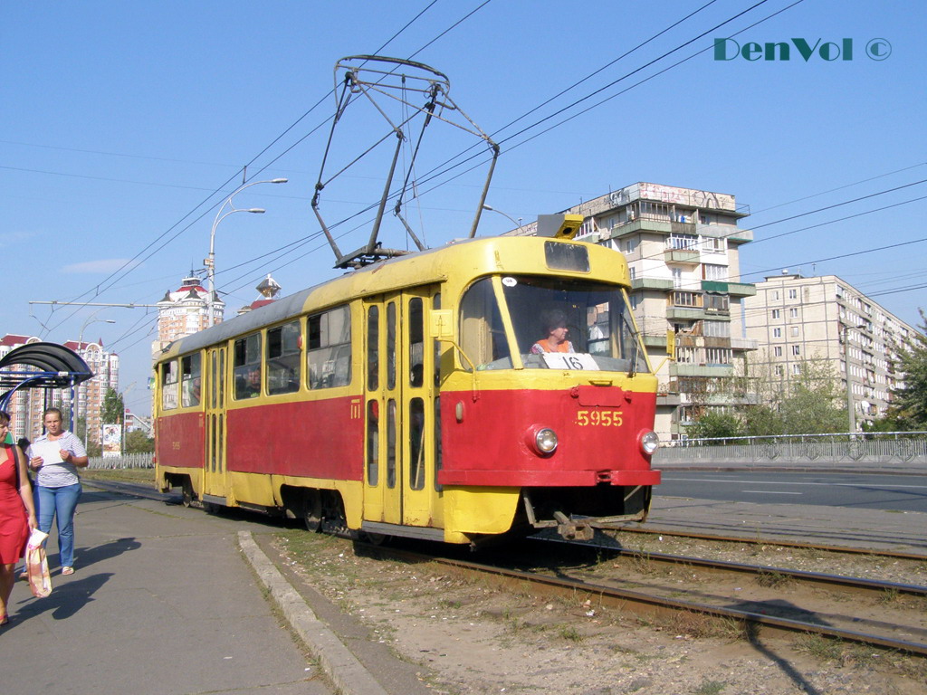 Киев, Tatra T3SU № 5955