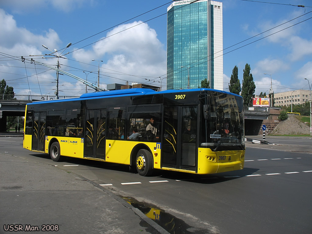 Киев, ЛАЗ E183D1 № 3907 Киев, ЛАЗ E183D1 № 3907
