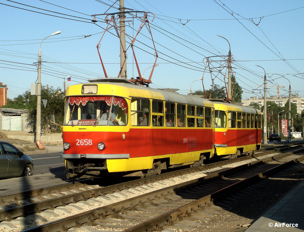 Волгоград, Tatra T3SU (двухдверная) № 2658; Волгоград, Tatra T3SU (двухдверная) № 2659