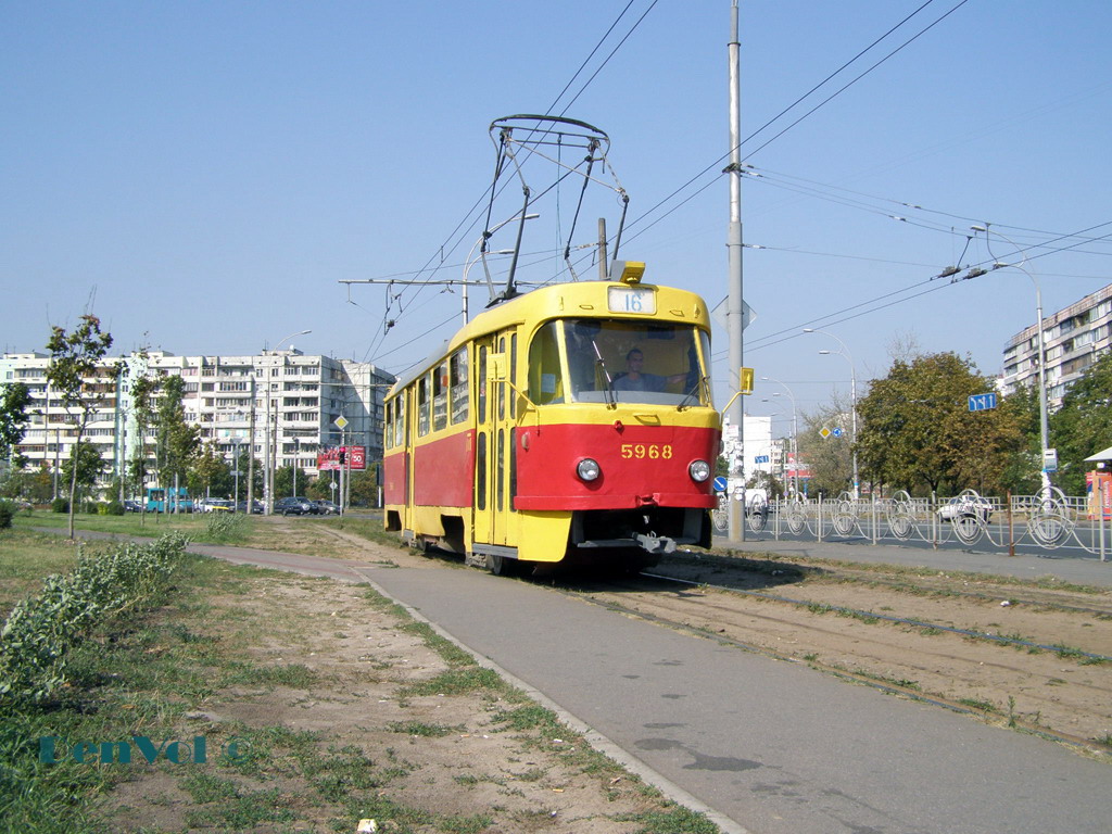 Киев, Tatra T3SU № 5968