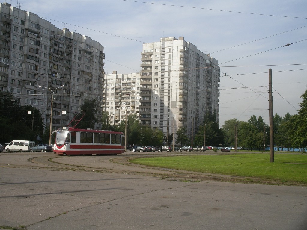 Санкт-Петербург, 71-134А (ЛМ-99АВН) № 3907; Санкт-Петербург — Конечные станции и разворотные кольца