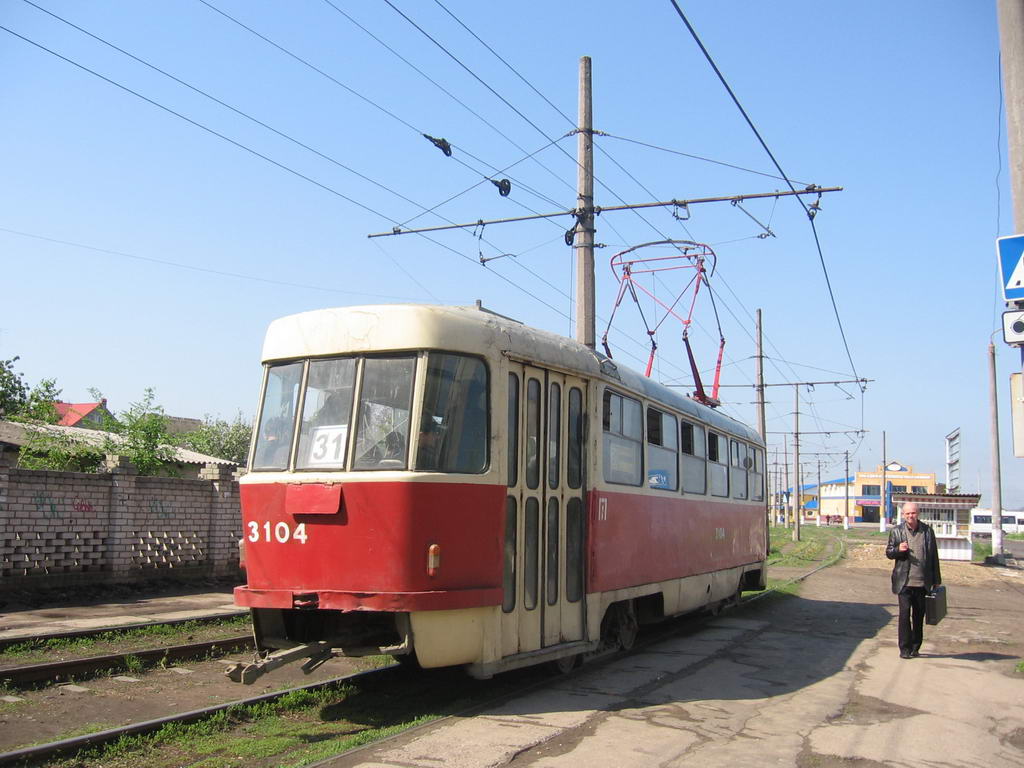 Одесса, Tatra T3SU (двухдверная) № 3104