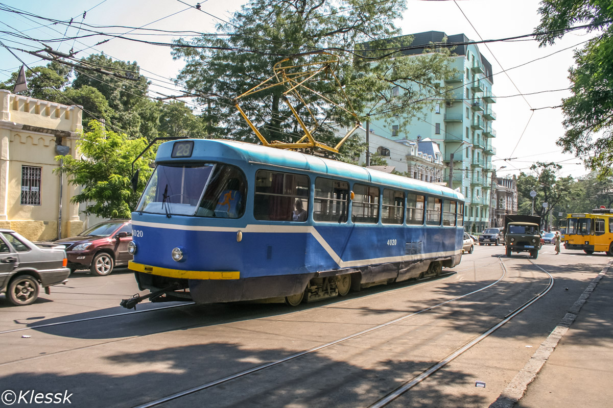Одесса, Tatra T3R.P № 4020