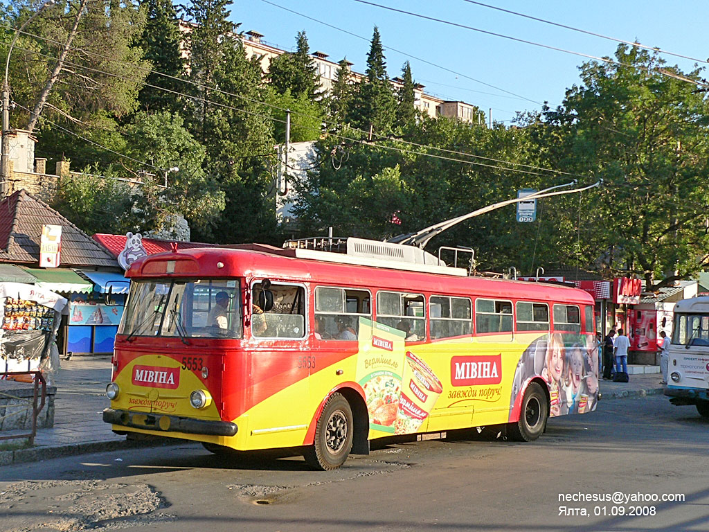 Крымский троллейбус, Škoda 9Tr21 № 5553