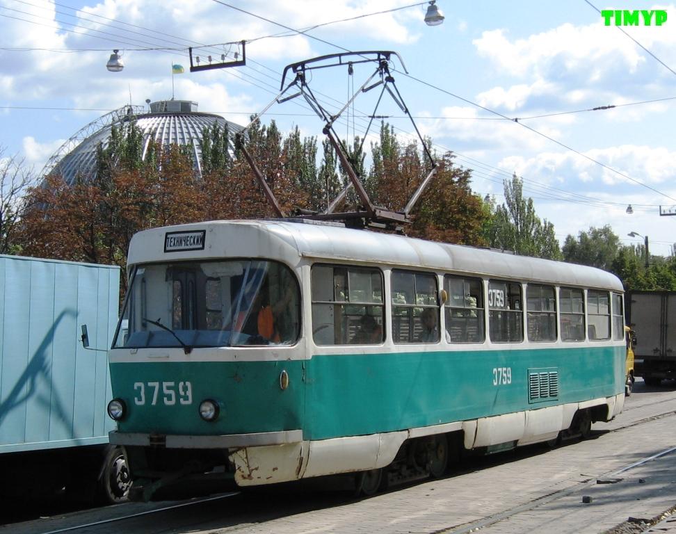 Donezk, Tatra T3SU (2-door) Nr. 3759