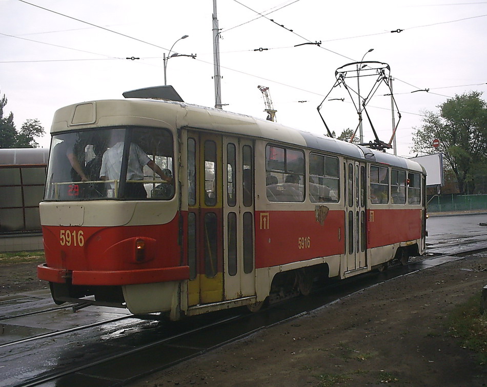 Киев, Tatra T3P № 5916