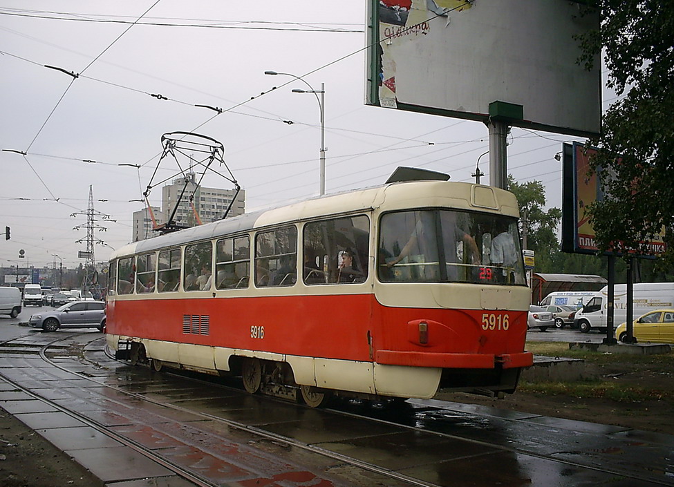 Киев, Tatra T3P № 5916