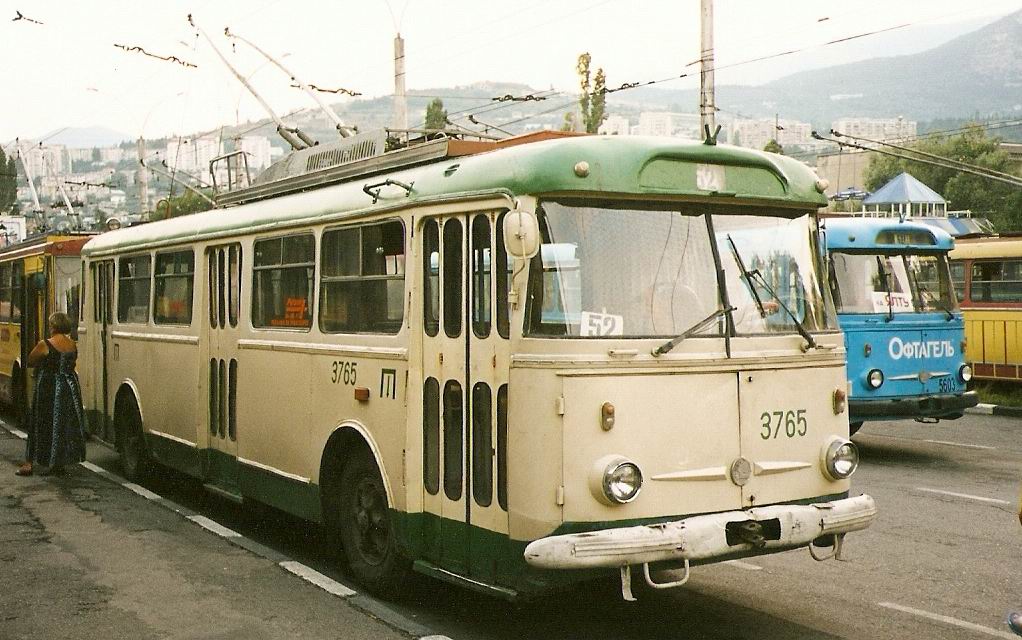 Крымский троллейбус, Škoda 9TrH27 № 3765