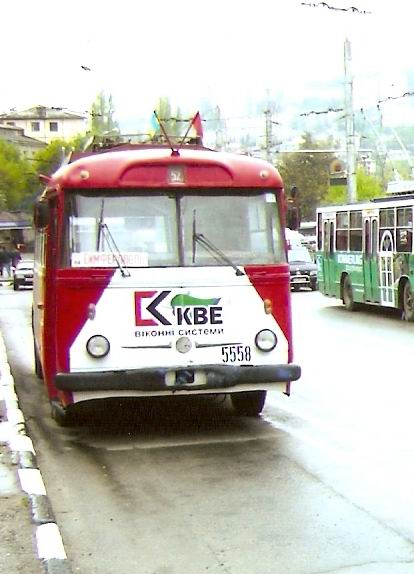 Крымский троллейбус, Škoda 9Tr21 № 5558