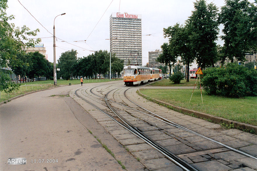 Moskwa, Tatra T3SU Nr 3764; Moskwa — Terminus stations