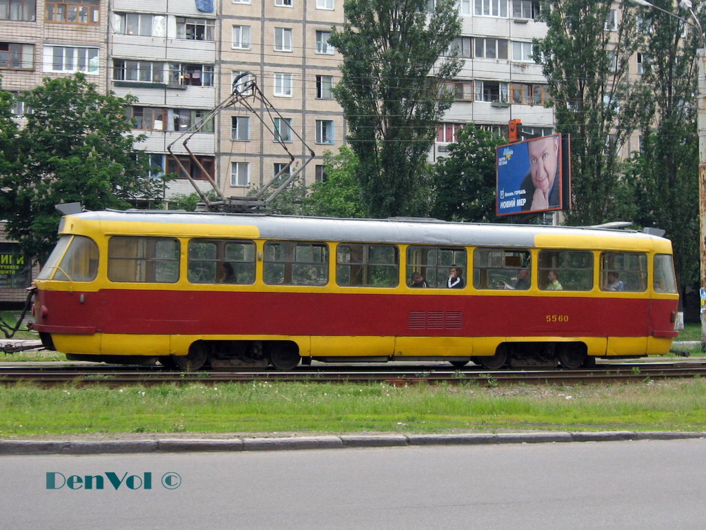 Киев, Tatra T3SU № 5560