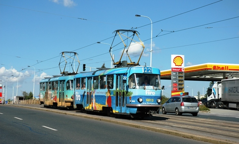 Прага, Tatra T3 № 6813