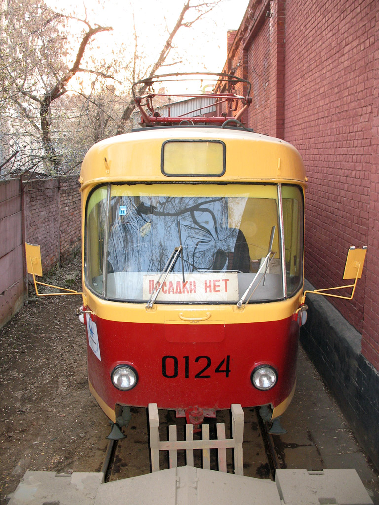 Москва, Tatra T3SU (двухдверная) № 0124