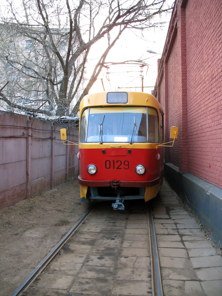 Москва, Tatra T3SU № 0129
