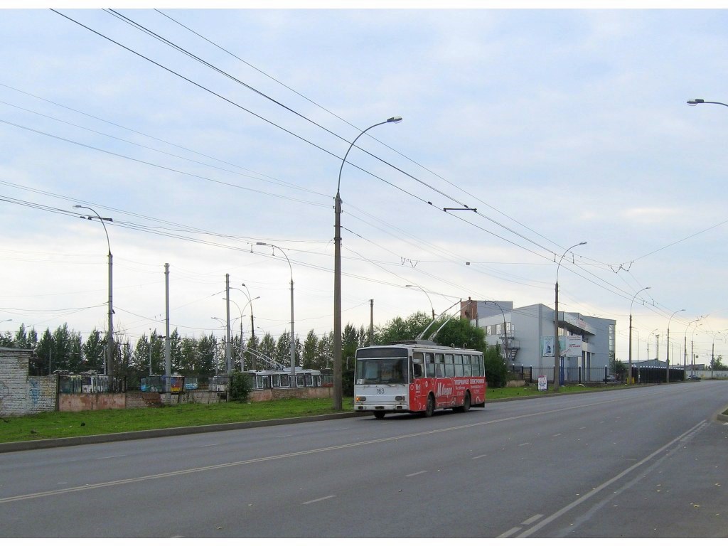 Вологда, Škoda 14TrM (ВМЗ) № 163