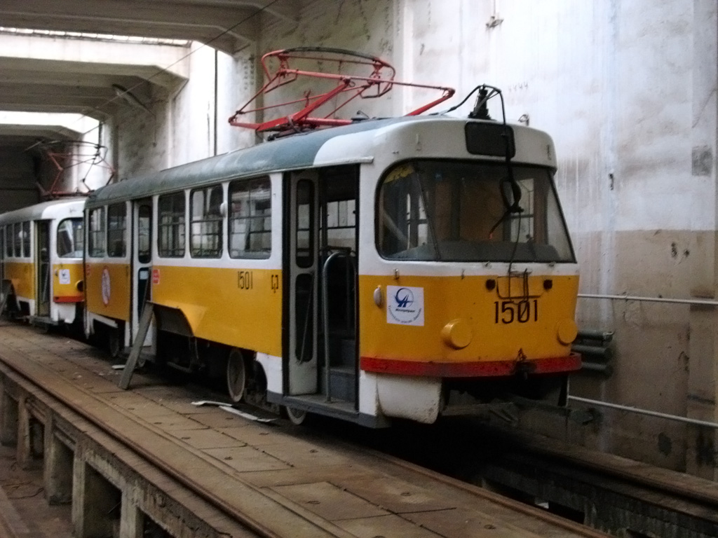 Москва, Tatra T3SU № 1501