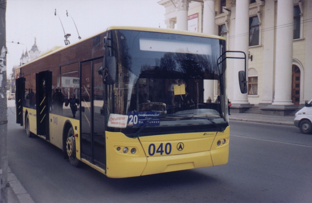 Запорожье, ЛАЗ E183D1 № 040