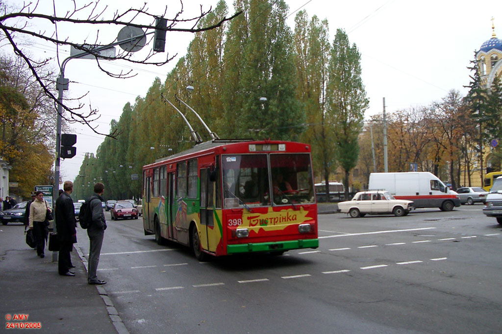 Киев, Škoda 14Tr89/6 № 398