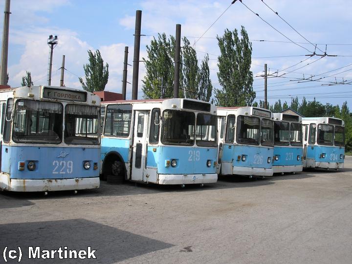 Горловка, ЗиУ-682В-012 [В0А] № 229; Горловка, ЗиУ-682В [В00] № 219; Горловка, ЗиУ-682В-012 [В0А] № 226; Горловка — Разные фотографии