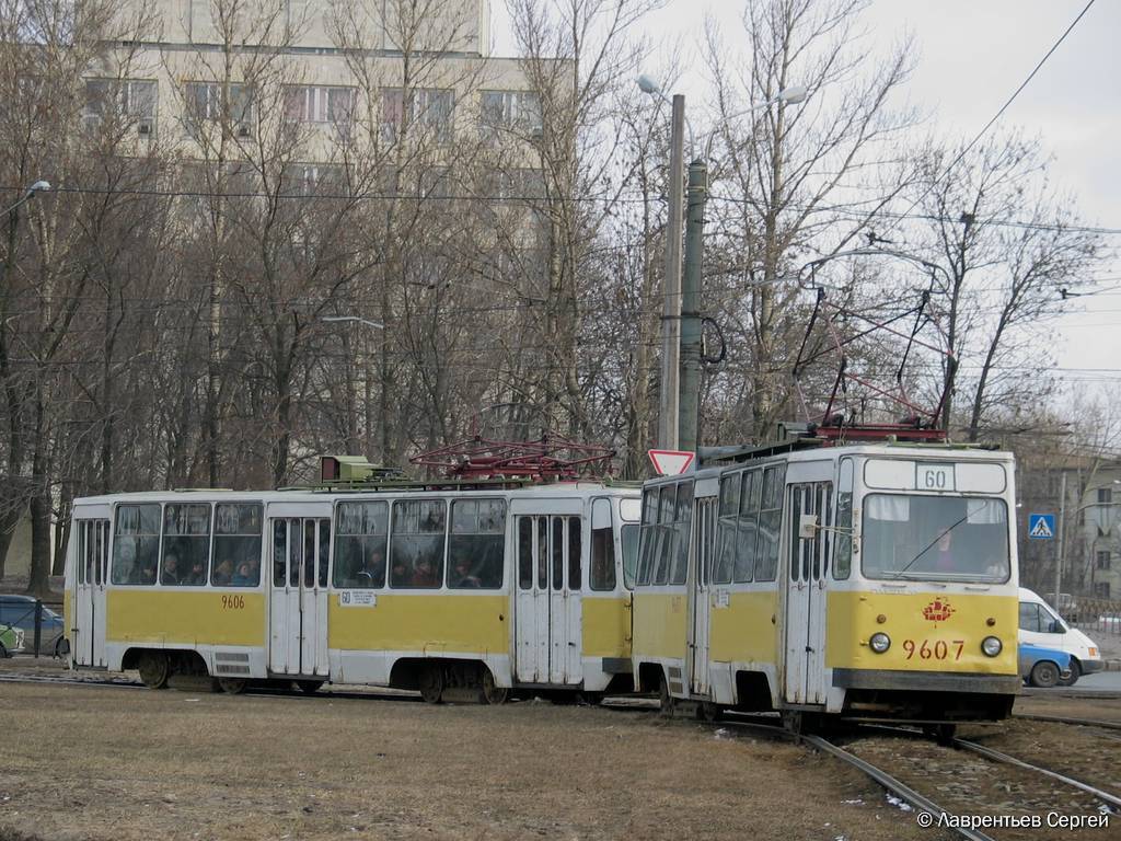 Санкт-Петербург, ЛМ-68М № 9606; Санкт-Петербург, ЛМ-68М № 9607