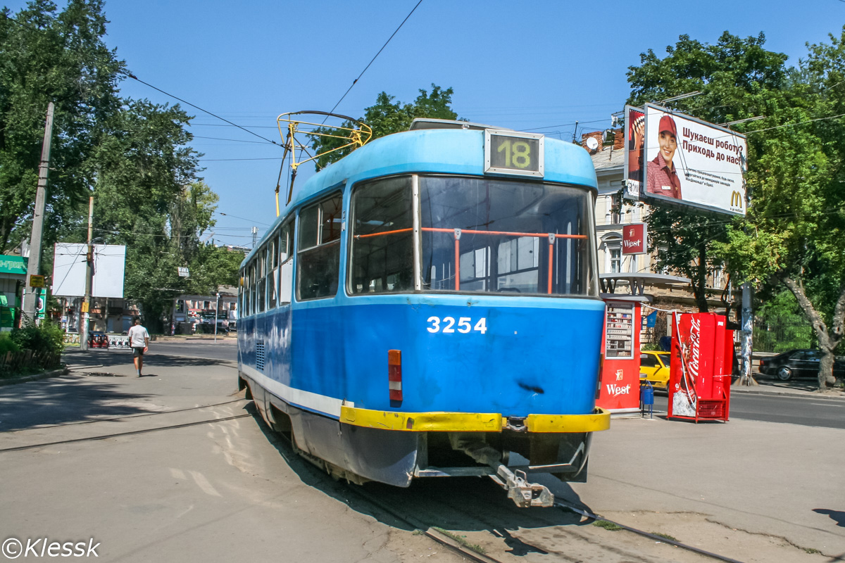 Одесса, Tatra T3R.P № 3254