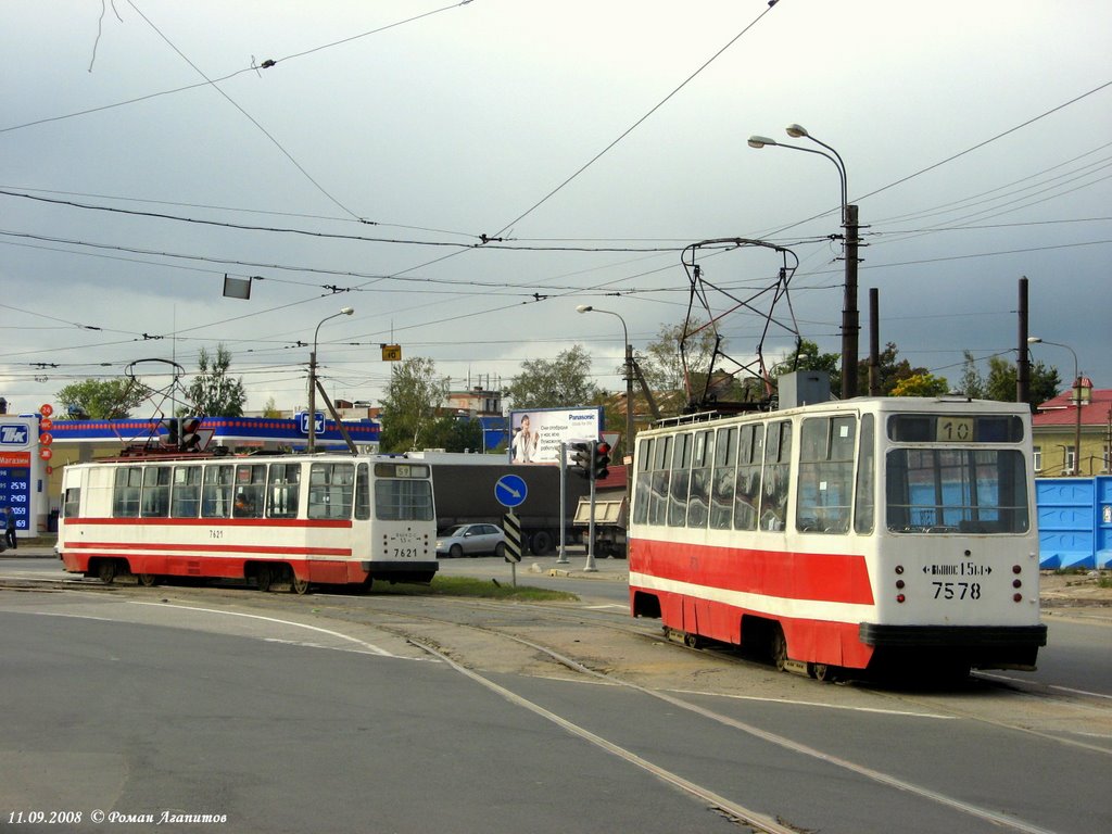 Санкт-Петербург, ЛМ-68М № 7621; Санкт-Петербург, ЛМ-68М № 7578