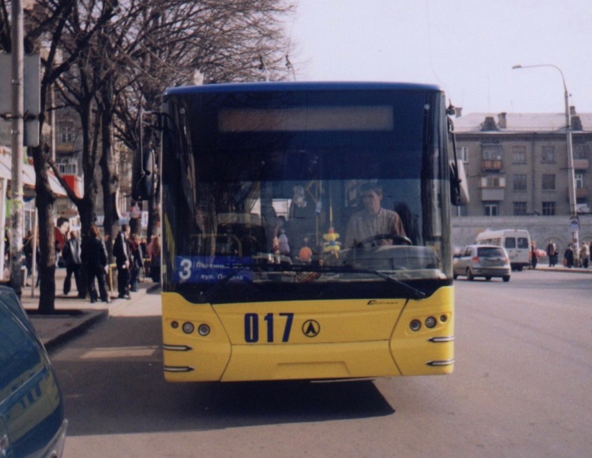 Запорожье, ЛАЗ E183D1 № 017