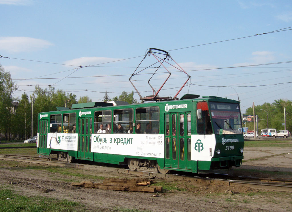 Барнаул, Tatra T6B5SU № 3190