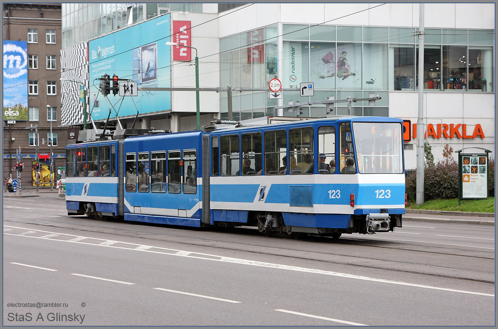 Таллин, Tatra KT6T № 123