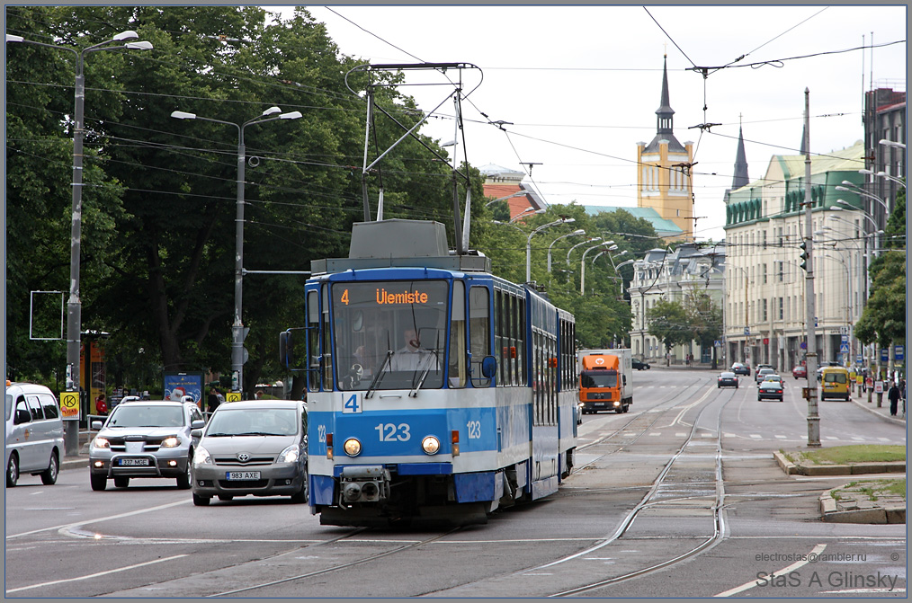 Tallinn, Tatra KT6T Nr. 123