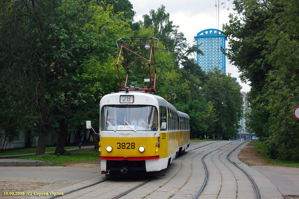 Maskva, Tatra T3SU nr. 3828