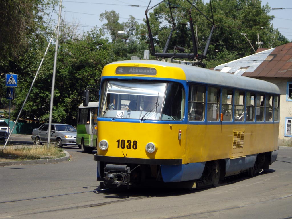 Алматы, Tatra T4D № 1038
