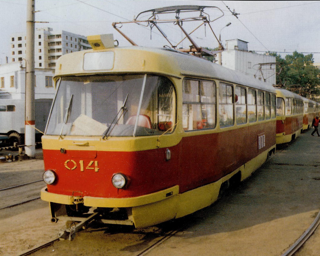 Орёл, Tatra T3SU № 014; Орёл — Исторические фотографии [1992-2005]
