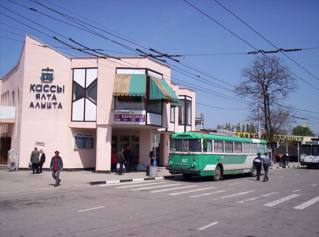 Крымский троллейбус, Škoda 9TrH27 № 1027