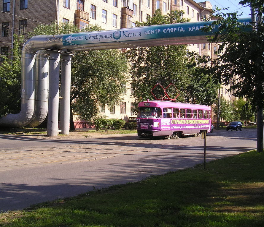 Москва, Tatra T3SU № 3932