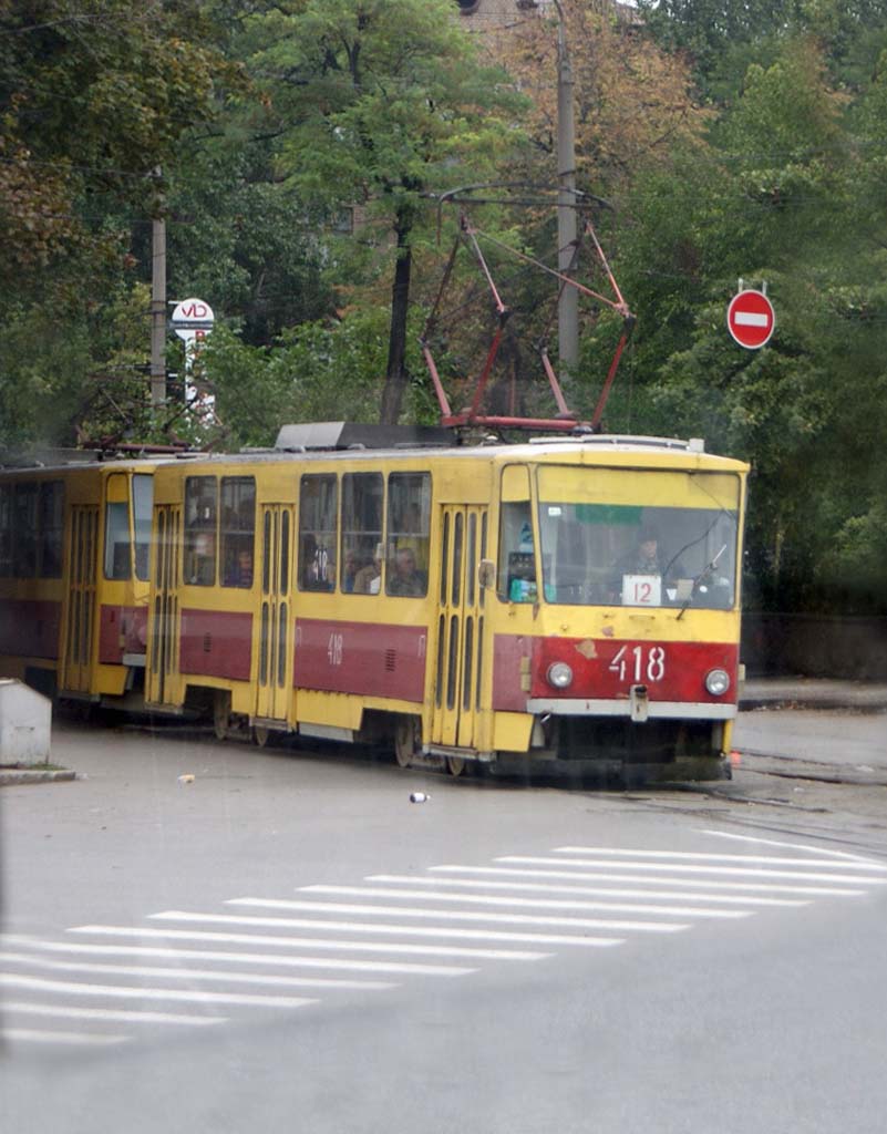 Запорожье, Tatra T6B5SU № 418