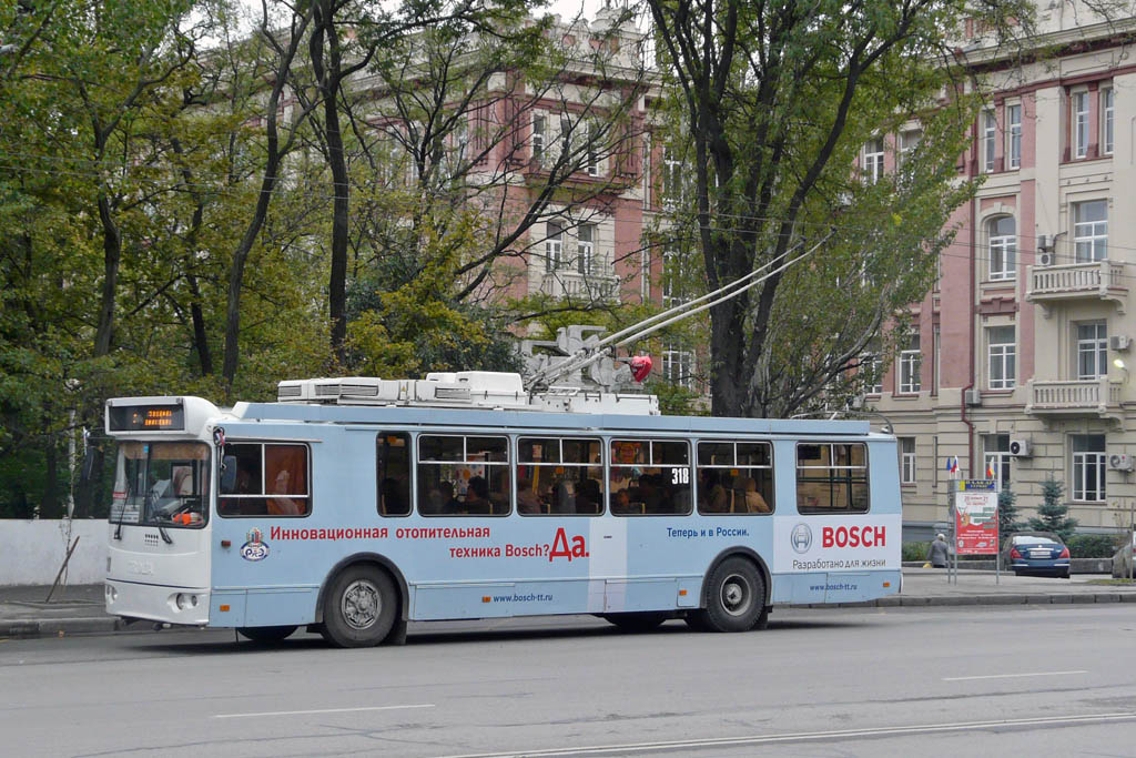 Ростов-на-Дону, ЗиУ-682Г-016.02 (с широкой 1-й дверью) № 318